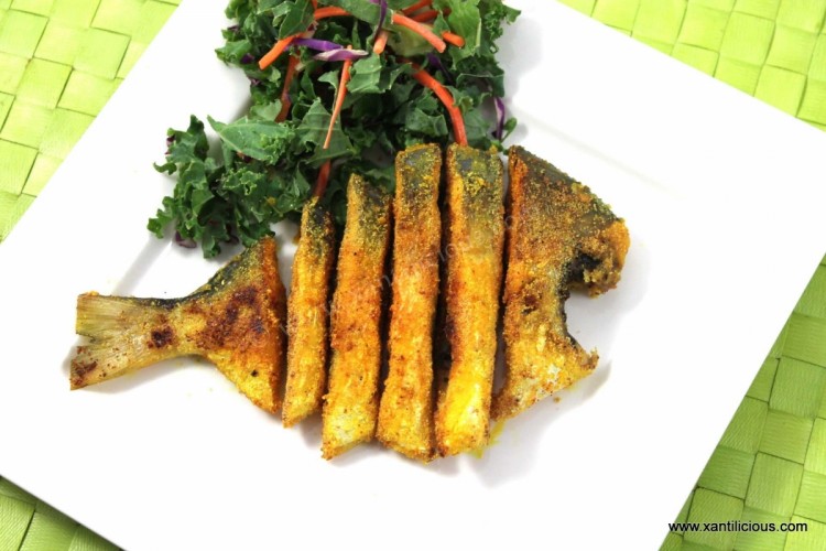 Rava Fried Pomfret Fish