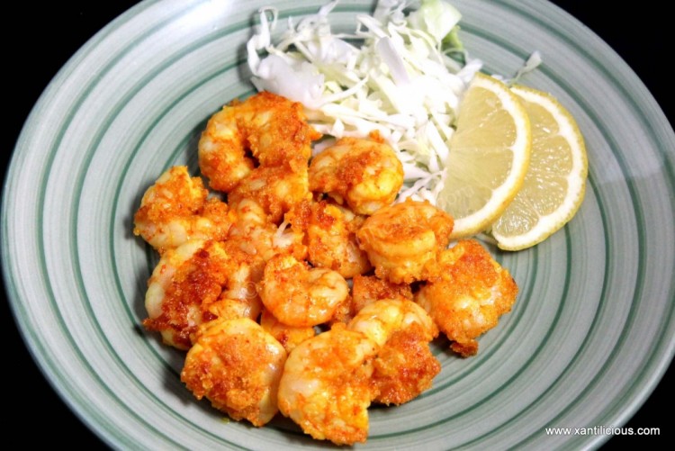 Masala Rava Fried Prawns/Shrimps
