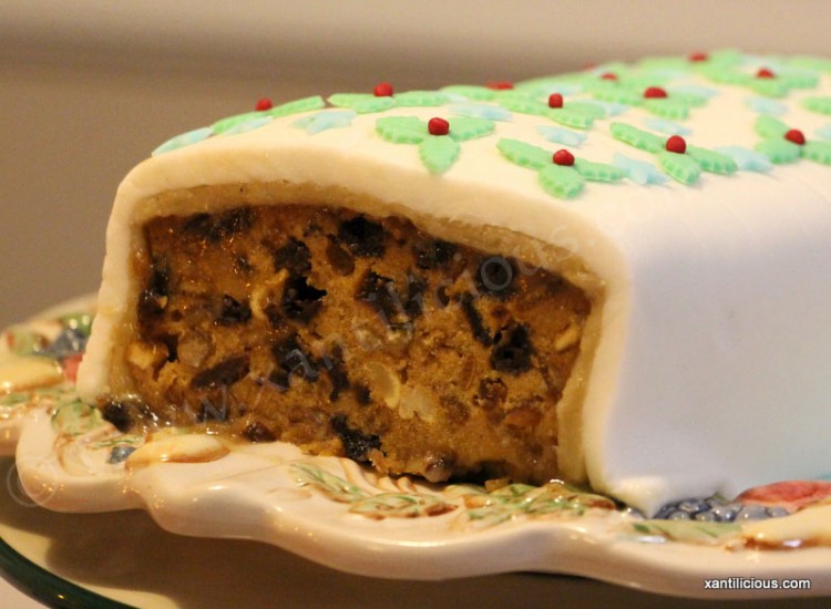 Traditional Rich Christmas Fruit Cake