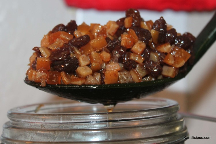 Soak Fruits for The Traditional Christmas Fruit Cake