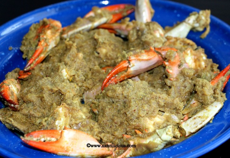 Crabs In Yellow Masala