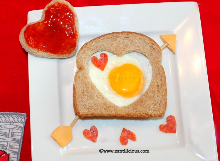 Valentine’s Egg Sandwich